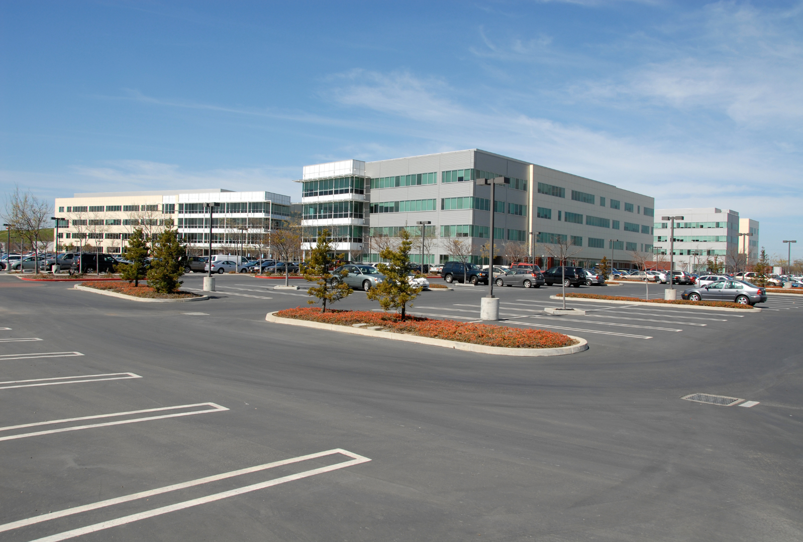 Office parking lot